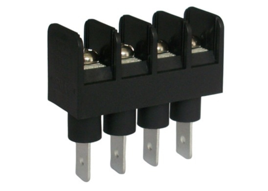 Black Pitch 9,525mm Terminal Block Barrier 300v 20A 2P-22P