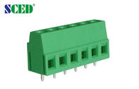 Πράσινο χρώμα 5,08mm Pitch PCB Screw Block Terminal Block 300V 10A M3 2-24 Poles