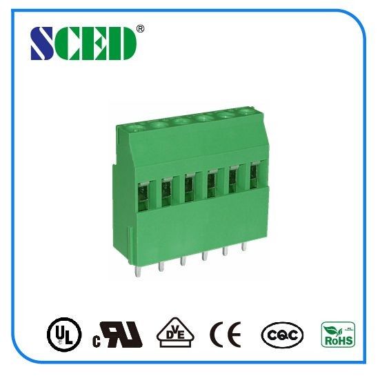 Βιδωτή σύνδεση ακροδεκτών τύπου Euro 300V 10A PA66 Brass