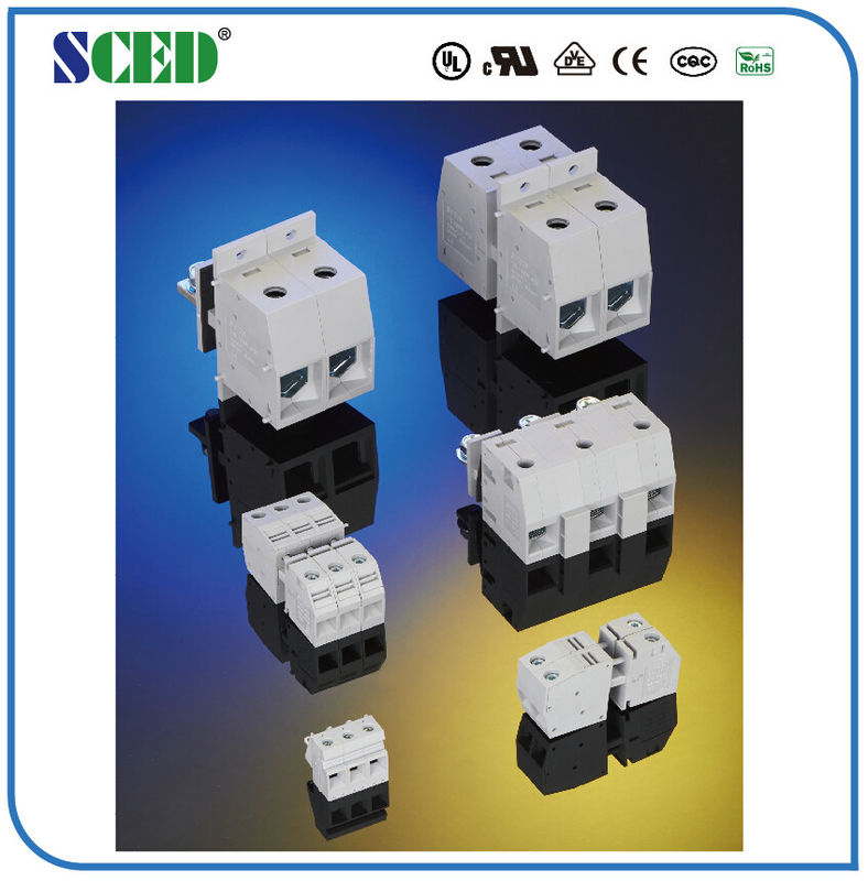 150A τροφή μέσω των τελικών φραγμών 600V 61/0 βίδα 18.8mm AWG M6 τελικό πλάτος