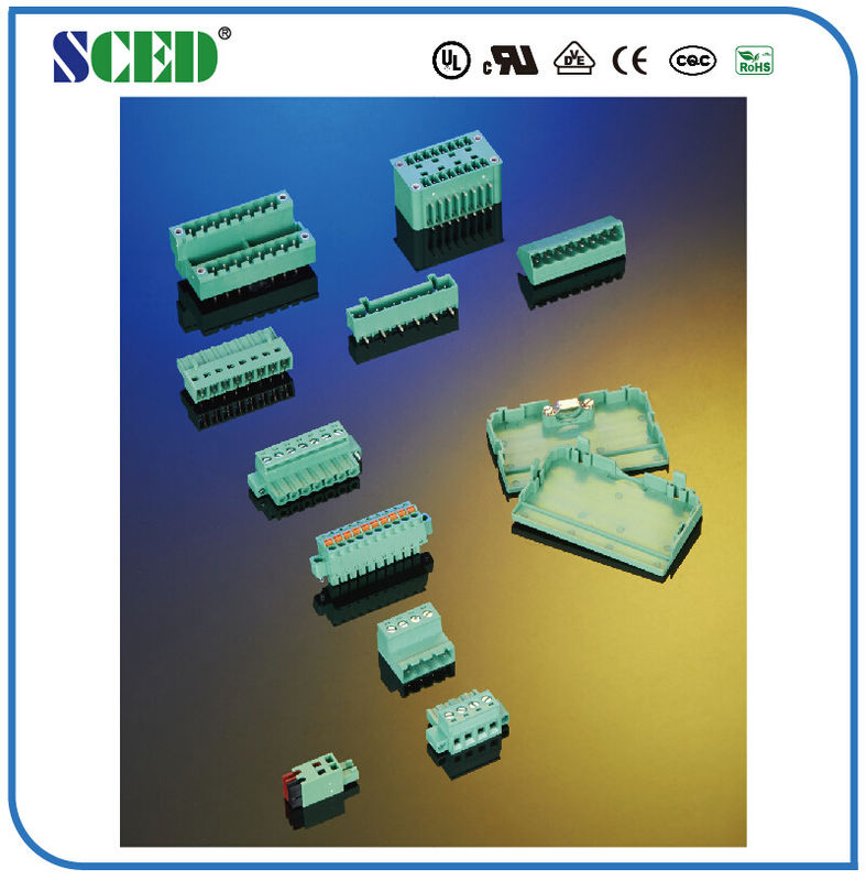 Pluggable τελικός φραγμός PCB 2-22 Πολωνοί 5.08mm θηλυκά μέρη πισσών 300V 18A