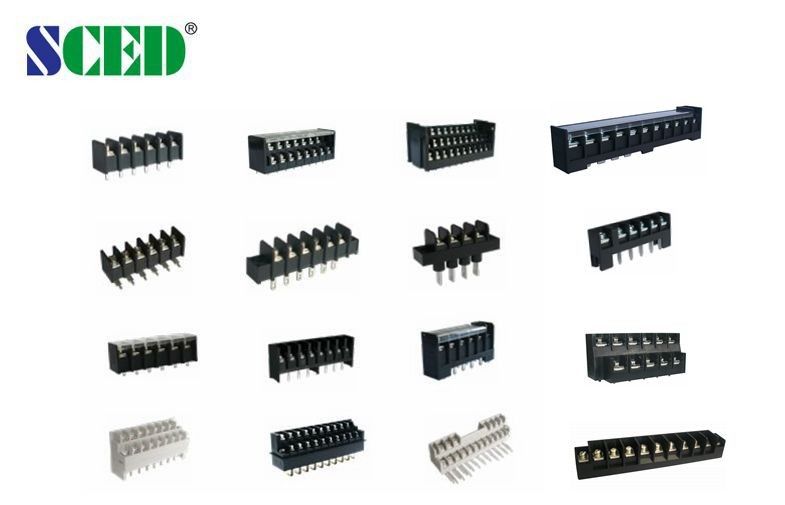 Τελικοί φραγμοί 8.70mm διάστημα 250V/15A 14 Πολωνοί UL94-V0 εμποδίων PBT