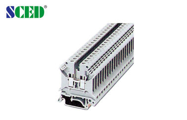 6mm2 το πλάτος 6.2mm ράγα τοποθετεί το AWG 30-10 τελικών φραγμών 600V 30A