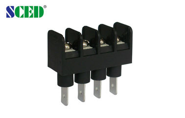 Μαύρη πίσσα 9.525mm εμπόδιο τελικών φραγμών 300v 20A 2P - 22P