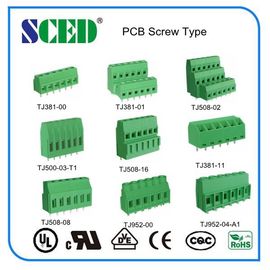 5.08mm 10A Διπλό επίπεδο PCB τερματικό μπλοκ πράσινο νικελωμένο