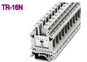 101A Din Σιδηροδρομικά τερματικά τεμάχια 800V 25mm2 Χαλκός 12,2mm πλάτος τερματικού