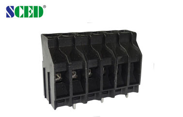 Τα μαύρα PCB βιδώνουν τον τελικό φραγμό 6.35mm AWG 10-22 πισσών 30A UL94-V0 30A