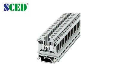 50A AWG 26 - 8 επί σιδηροτροχιών τελικοί φραγμοί DIN 8.2mm 600V για τον ηλεκτρικό φωτισμό
