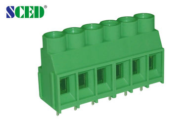Τα πράσινα PCB τοποθετούν την πίσσα 6.35mm τελικών φραγμών 300V 10A ενιαία γέφυρα