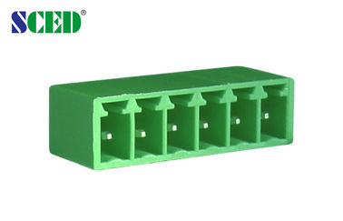 Η πίσσα 3.50mm 8A βούλωμα στη σωστή γωνία PCB τελικών φραγμών συνδέει γρήγορα