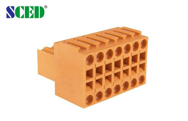 3.50mm 300V 8A, διπλό βούλωμα επιπέδων στο συνδετήρα τελικών φραγμών 2*2P - 24*2P