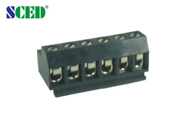 Θηλυκή βυσματωτή/Pluggable πίσσα συνδετήρων τελικών φραγμών 5.00mm 2P-24P 300V 18A