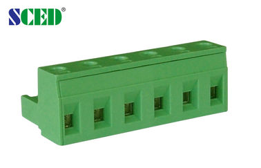 Θηλυκός συνδετήρας τελικών φραγμών 7.62mm 300V 18A Pluggable για τον έλεγχο βιομηχανίας