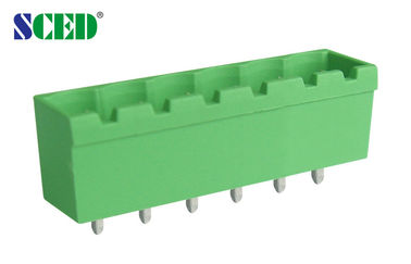 Pluggable συνδετήρας τελικών φραγμών PCB 7.62mm με τις αρσενικές υποδοχές 300V 18A