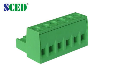 Θηλυκό βούλωμα PCB/Pluggable πίσσα 5.08mm τελικών φραγμών, 300V 18A, 2P - 24P