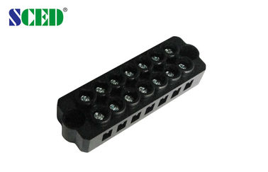 Η μαύρη επιτροπή 7.40mm 300V 20A 7P τοποθετεί τον τελικό φραγμό για το διακόπτη/το PCB