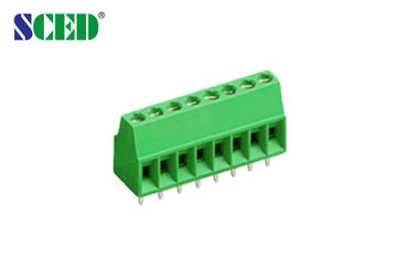 Πίσσα 2.54mm ηλεκτρικοί τελικοί φραγμοί, 125V 6A τελικοί φραγμοί βιδών PCB 2P-22P