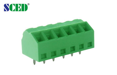 Πίσσα 3.81mm τελικός φραγμός PCB, 300V 10A τελικοί φραγμοί βιδών PCB 2P-28P