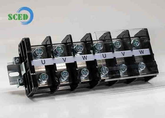 Τερματικά μπλοκάκια φραγμού PCB 32,0mm 175A Τερματικό μπλοκ υψηλού ρεύματος PC M8 Κατευθείαν γωνία