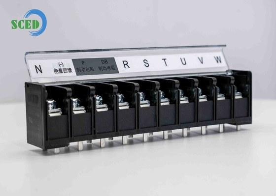 Τερματικό μπλοκ φραγμού PBT Πίτσα 14,50mm 600V 40A 4-14P M5 Τερματικό μπλοκ ισχύος