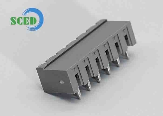 300V 18A Ηλεκτρικά τερματικά μπλοκ 5,08mm αρσενικό κεφαλίδα γκρι πλέγμα σε τερματικά μπλοκ