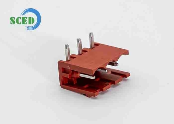 Πιτς 5.00mm 300V 18A 2-22P αρσενικό επικεφαλίδα PCB Pluggable κόκκινο τερματικό μπλοκ σύνδεσης