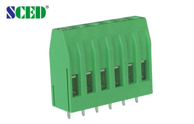 Πίσσα 5.0mm συνδετήρας τελικών φραγμών PCB, 2 τρόπος/3 φραγμοί σφιγκτηρών βιδών τρόπων