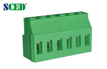 Τελικοί φραγμοί PCB Eurostyle πράσινοι, συνδετήρες τελικών φραγμών 5.08mm