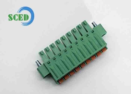 12-24 AWG Pluggable Terminal Block με αντίσταση μόνωσης άνω των DC500V και πλαστικό υλικό PA66 για ασφαλείς συνδέσεις καλωδίων
