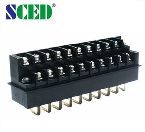 7.62mm UL CE εμποδίων λουρίδων τελικός συνδετήρας βιδών μ3 φραγμών 300V 15A μαύρος για τη δύναμη