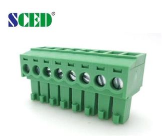 Βούλωμα PCB στους τελικούς φραγμούς 3.81mm συνδετήρας τελικών φραγμών ηλεκτρικής δύναμης 5.0mm 5.08mm