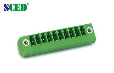 Η αρσενική πίσσα υποδοχών επιγραφών 3.81mm/300V 8A/2P-22P, υποδοχές συνδέει τους τελικούς φραγμούς
