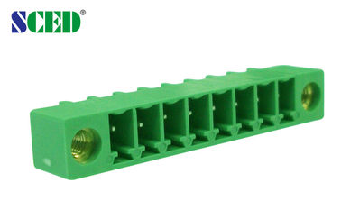 Οι Pluggable τελικοί φραγμοί, πίσσα 3.81mm, 300V 8A, 2P-22P, υποδοχή, συνδέουν τον τελικό φραγμό