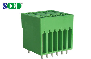 Η επιγραφή, αρσενικές υποδοχές, πίσσα 3.50mm, 300V 8A, 2*2P-24*2P, Pluggable τελικοί φραγμοί, συνδέει τον τελικό φραγμό