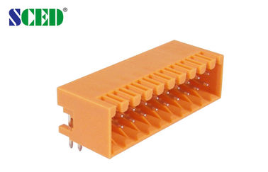 Pluggable πίσσα τελικών φραγμών 3.50mm αρσενικές υποδοχές επιγραφών 150V 8A 2*2P - βυσματωτός τελικός φραγμός 24*2P
