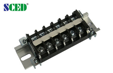 Η επιτροπή PCB τοποθετεί τον τελικό φραγμό 11.50mm 600V 30A τελικός συνδετήρας βιδών PC μαύρος