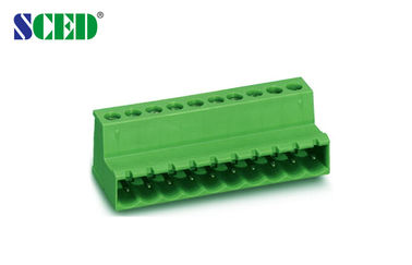 Πίσσα 5.08mm βυσματωτός τελικός φραγμός 300V 18A 2P - 22P Pluggable αρσενικό βουλωμάτων τελικών φραγμών