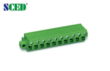 Πίσσα 7.62mm βυσματωτός τελικός φραγμός 300V 18A 2P - 14P θηλυκό βουλωμάτων