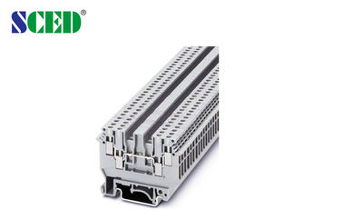 Τελικό πλάτος 5.2mm 300V 20A AWG τελικών φραγμών ραγών DIN 30 - 12