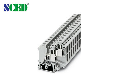 AWG τελικό πλάτος 10.2mm 24 - 6 300V 65A DIN τελικών φραγμών ραγών