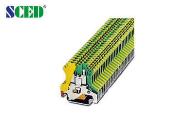 Τελικό πλάτος 4.2mm AWG τελικών φραγμών ραγών DIN 30 - 14 επίγειοι τελικοί φραγμοί