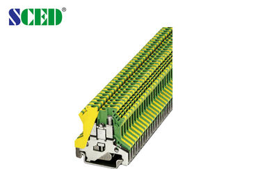 Διπλές γέφυρες 30 - 12 πλάτος 5.2mm AWG 2.5mm2 τύπος τελικών φραγμών ραγών DIN επίγειος