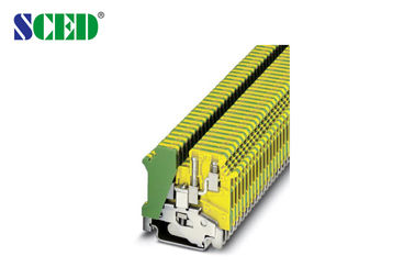 AWG πλάτος 5.2mm 30 - 12 2.5mm2 τελικοί φραγμοί επίγειων τύπων ραγών DIN