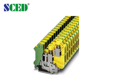 Επί σιδηροτροχιών πλάτος 10.2mm AWG τελικών φραγμών 16mm2 προμηθευτής και έλεγχος 24 - 6 δύναμης